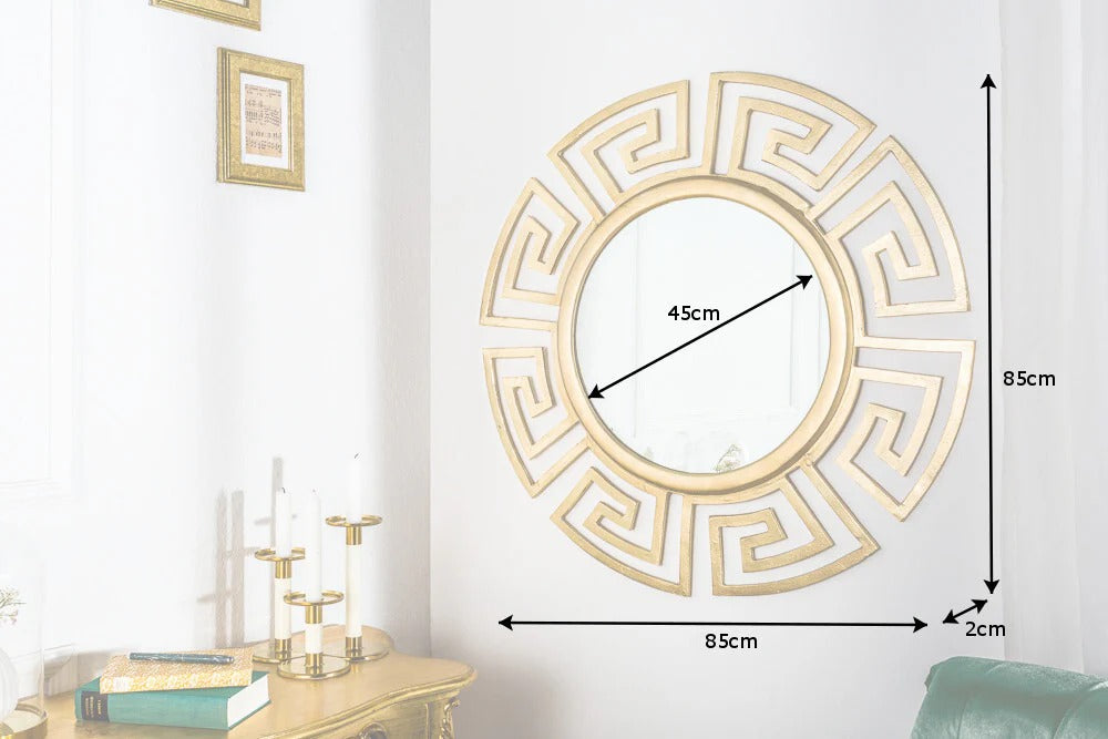 Mirror Galactic 85cm Metal Gold