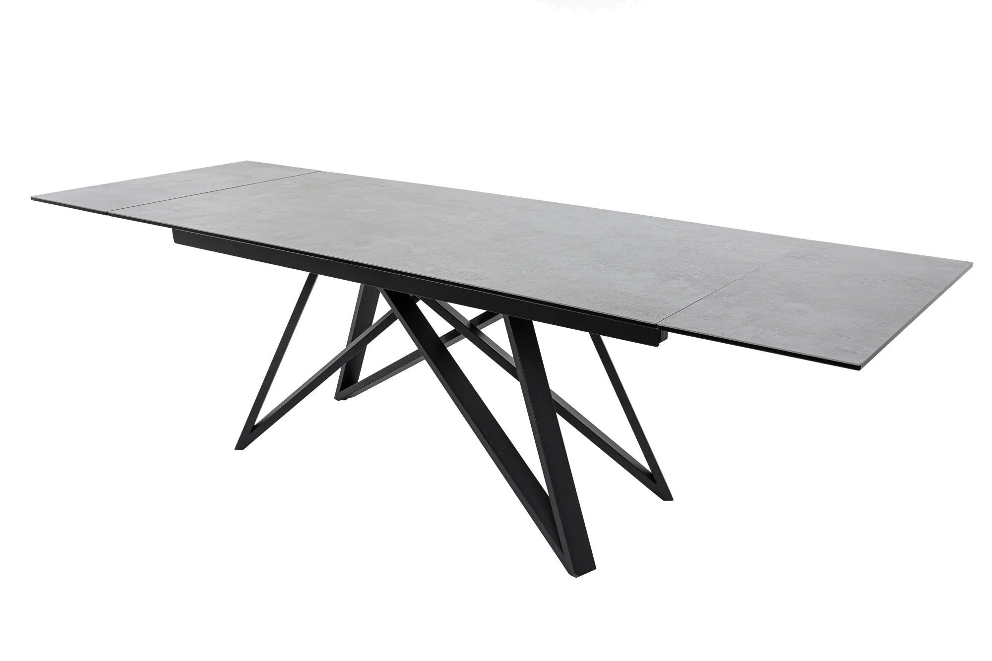Dining Table Helios 180-220-260cm Ceramic Concrete Look