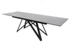 Dining Table Helios 180-220-260cm Ceramic Concrete Look