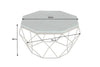 Coffee Table Diamond 70cm Marble Green