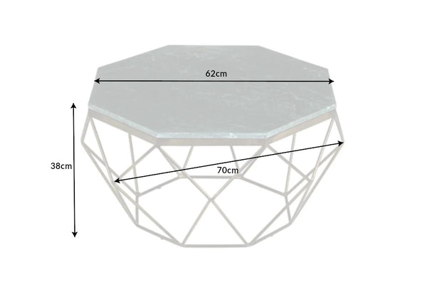 Coffee Table Diamond 70cm Marble Green