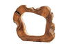 Table Lamp Organic Artwork 48cm Teak Wood Natural