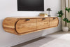 Floating TV Stand Leno 160cm Acacia Wood Natural