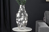Vase Organic Orient 45cm Hammered Metal Silver