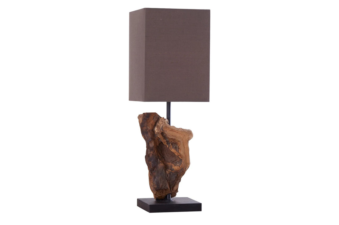 Table Lamp Hypnotic 45cm Driftwood Brown