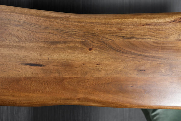 Bench Monolith 200cm Acacia Wood Honey