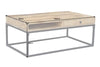 Coffee Table Blacksmith 100cm Mango Wood Natural With Drawer