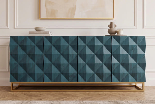 Sideboard Artifact 177cm Mango Wood Turquoise