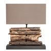 Table Lamp Perifere 40cm Brown Driftwood