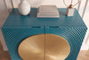 Cabinet Aurum 120cm Mango Wood Turquoise