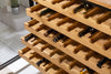 Wine Cabinet Connoisseur 127cm Pine Wood Natural