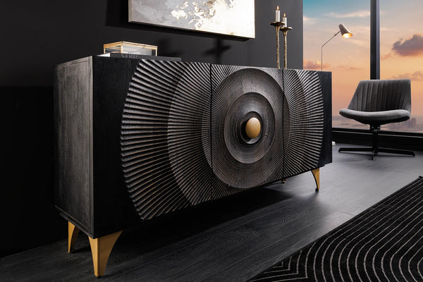 Sideboard Golden Eye 140cm Mango Wood Black