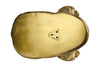 Wall Decoration Rhino 62cm Polyresin Gold