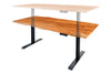 Height-Adjustable Desk Monolith 140cm Acacia Wood Natural