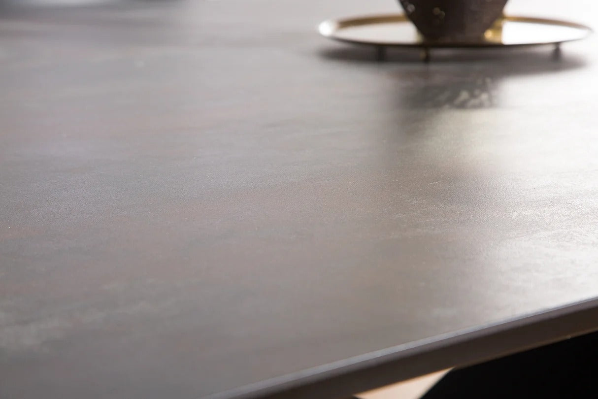 Dining Table Mercury 180-220-260cm Ceramic Lava Look