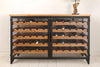 Wine Cabinet Bodega 127cm Fir Wood Natural