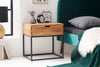 Bedside Table Blacksmith 45cm Mango Wood Natural