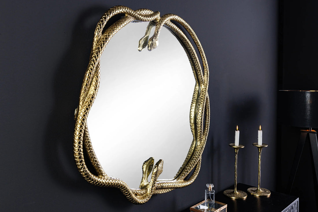 Mirror Snake 82cm Metal Gold