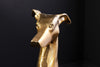 Sculpture Greyhound 69cm Metal Gold