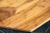 Round Coffee Table Diamond 70cm Mango Wood Brown