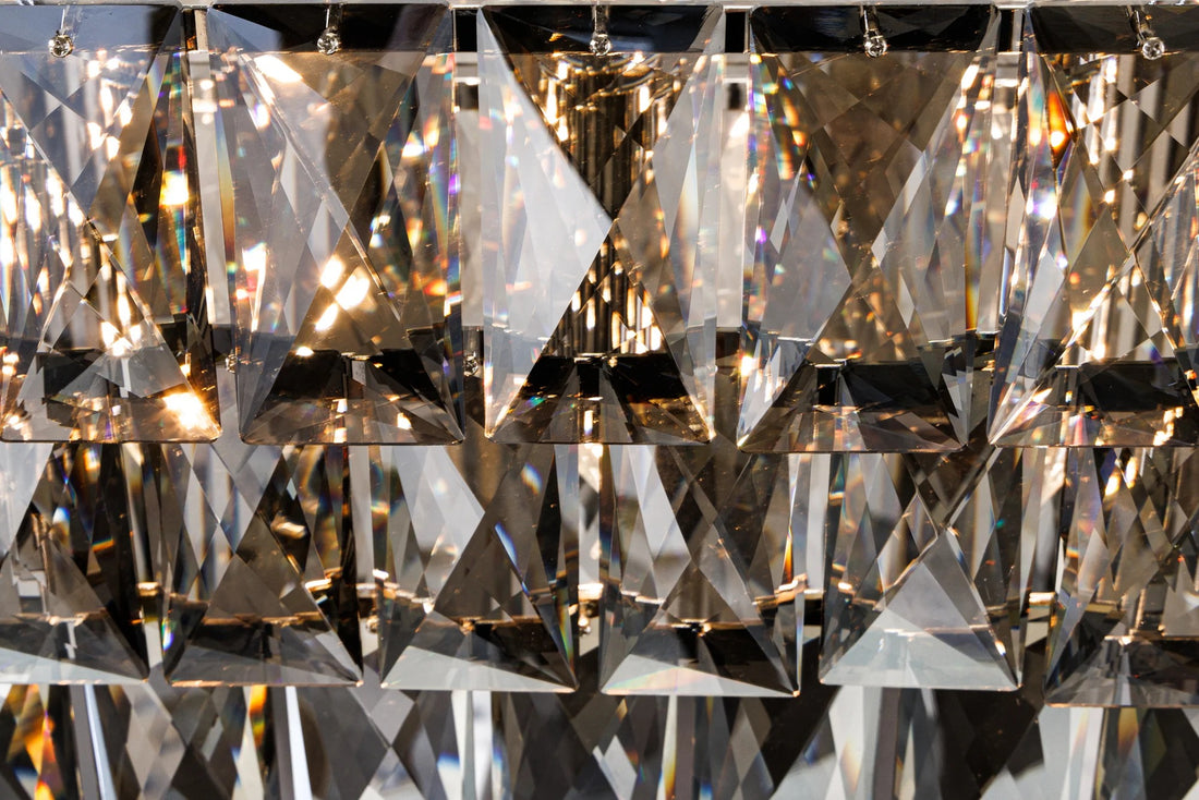 Hanging Lamp Crystal 88cm 5-lights Noble Grey