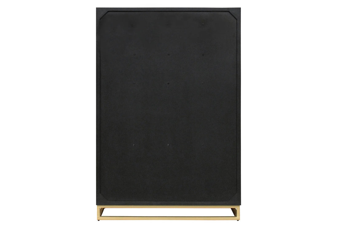 Bar Cabinet Golden Eye 140cm Mango Wood Black