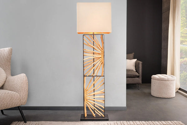 Floor Lamp Euphoria 165cm Longan Wood Natural