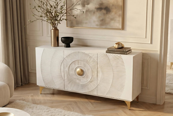 Sideboard Golden Eye 140cm Mango Wood White