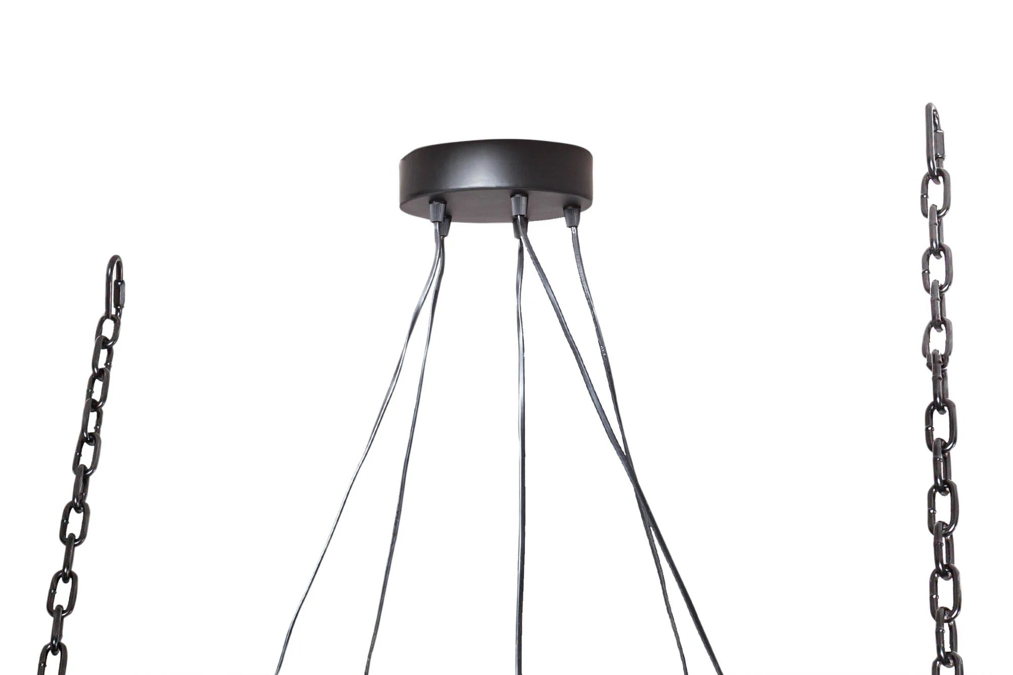 Hanging Lamp Barracuda 152cm Recycled Wood Brown