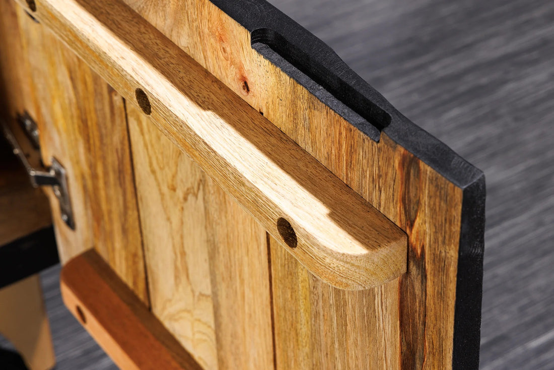 TV Stand Golden Eye 180cm Mango Wood Black