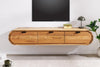 Floating TV Stand Leno 160cm Acacia Wood Natural