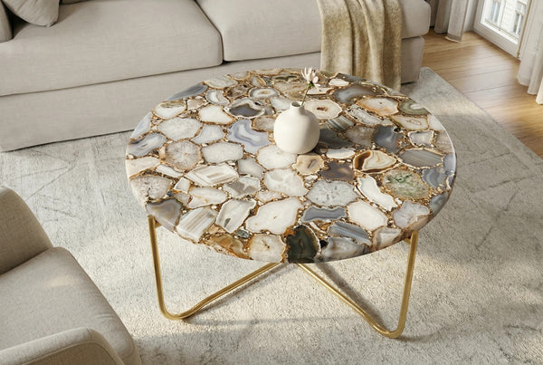 Round Coffee Table Talisman 62cm Agate