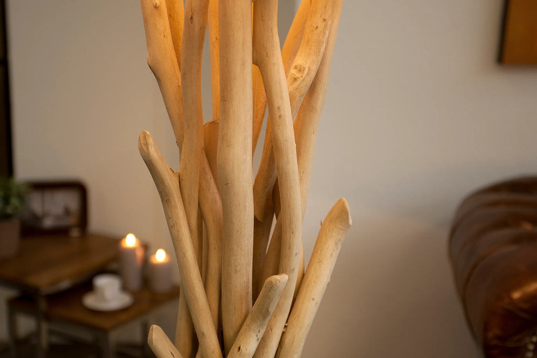 Floor Lamp Wild Nature 155cm Driftwood Natural