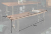 Bench Monolith 200cm Acacia Wood Honey