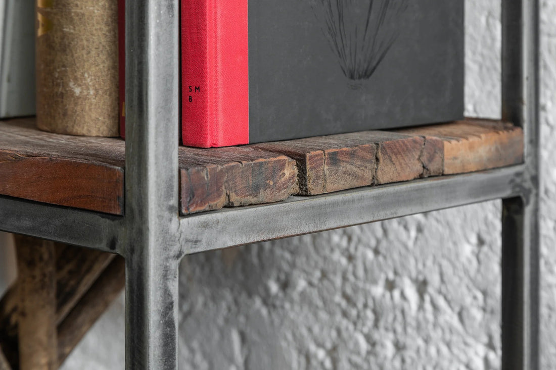 Shelf Rack Barracuda 186cm Recycled Wood Brown