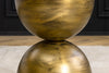 Decorative Vase Sandglass 56cm Metal Gold