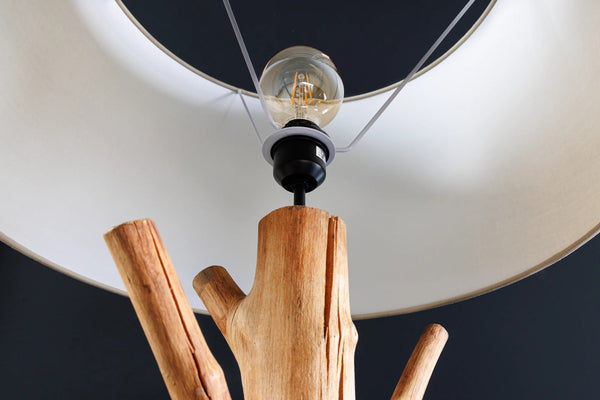 Floor Lamp Tree Nature 177cm Mangosteen Wood Natural