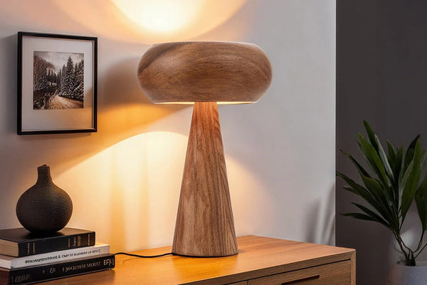 Table Lamp Alva 37cm Acacia Wood Natural