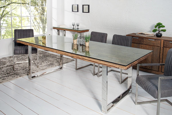 Dining Table Barracuda 180cm Recycled Teak Wood Brown