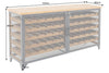 Wine Cabinet Bodega 127cm Fir Wood Natural