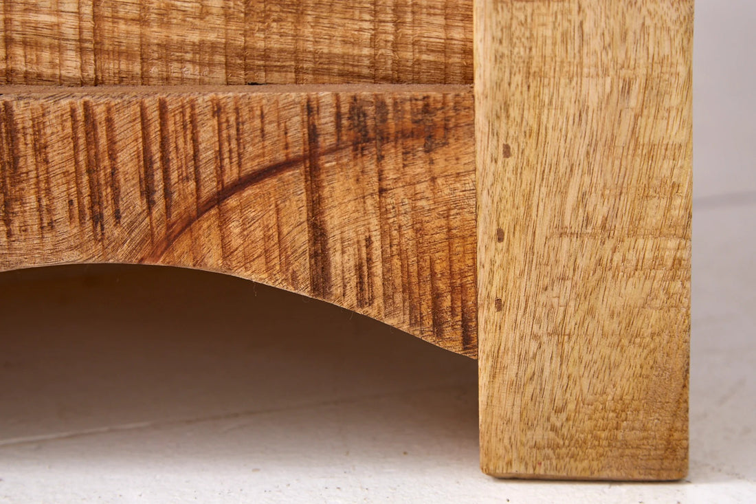 Coffee Table Blacksmith 70cm Mango Wood Natural