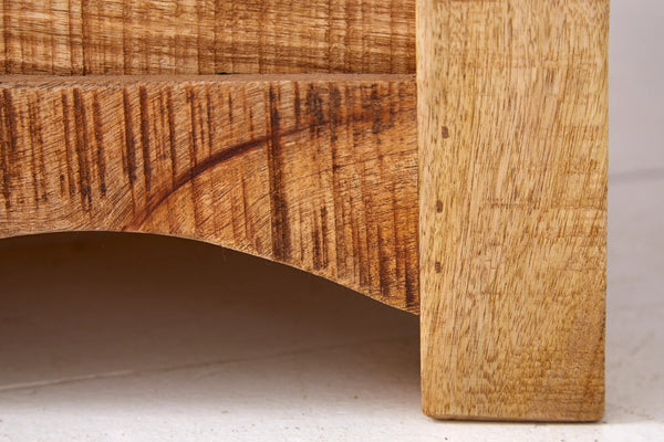 Coffee Table Blacksmith 70cm Mango Wood Natural