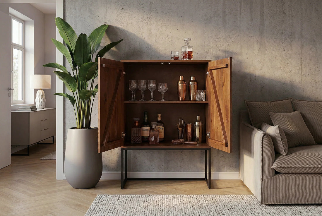 Cabinet Orbit 120cm Mango Wood Brown