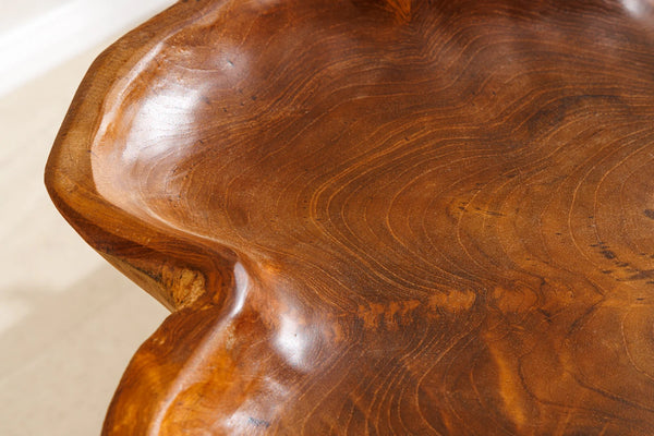 Side Table Wild 65cm Teak Wood Brown