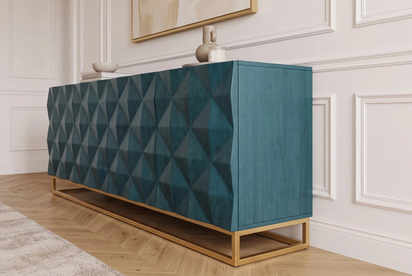 Sideboard Artifact 177cm Mango Wood Turquoise