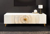 TV Stand Golden Eye 180cm Mango Wood White