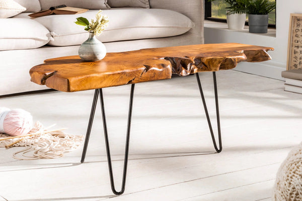 Coffee Table Wild 100cm Teak Wood Natural