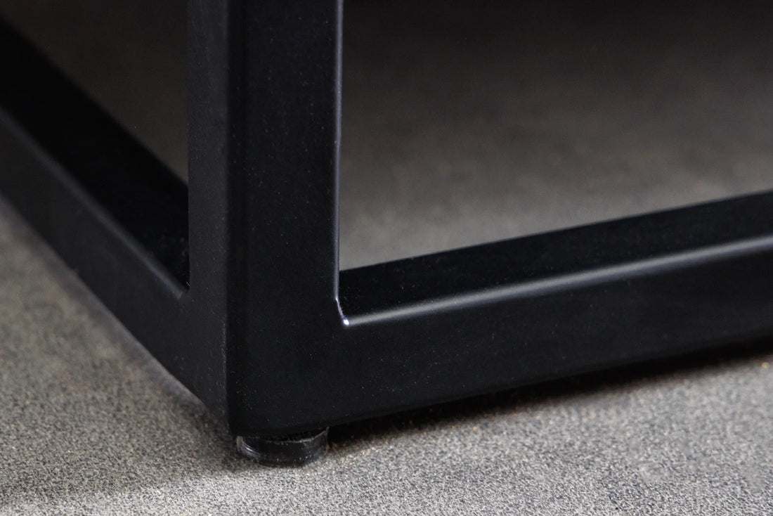 Cabinet Barracuda 120cm Mango Wood Black Teak Wood Grey