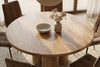 Round Dining Table Margo 140cm Mango Wood Natural