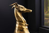 Sculpture Greyhound 69cm Metal Gold
